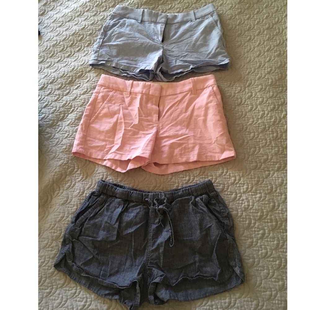 JCrew Shorts Lot of 3 sz2 (or make offer on 1!)